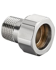 Oventrop screw connection 1019396 DN 20, R 2000 / 2 AG / ÜM G 2000 IG, flat Bathroom Radiators , to Bathroom Radiators