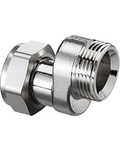 Oventrop vis de compensation Oventrop 1019451 G 3 / 4xG 3/4 ÜM, pour raccordement inférieur, laiton nickelé