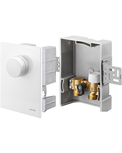 Oventrop Unibox room temperature control 1022722 white, with thermostat