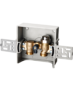 Oventrop Unibox Unterputzbox 1022726 weiß, zur Rücklauf-Absperrung