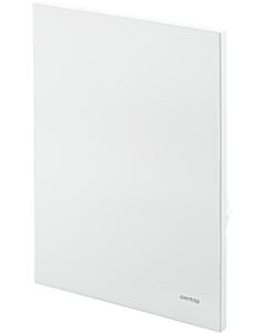 Oventrop Unibox cover 1022774 Real glass, white, closed