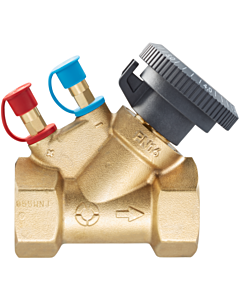Oventrop HydroCom Strangregulierventil 1062704 DN 15, Rp 1/2, PN 16, beiderseits Innengewinde, Messing