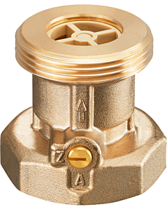 Oventrop Sperrventil Typ SVE 1070008 DN25, G1 1/2"AG, G1 1/2"IG, PN10, Ms