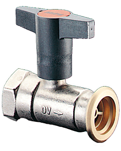 Oventrop Pumpenkugelhahn Optibal P 1078172 mit Sperrventil, DN32, 1 1/4" Innengewinde