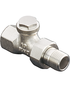 Oventrop Combi 3 Bathroom Radiators screw connection 1090461 DN 10, straight, gunmetal / brass nickel-plated