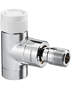 Oventrop Thermostatventil Baureihe E 1163052 1/2", Eck, verchromt