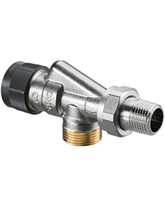 série Oventrop vanne axiale débit A 1181492 DN 15, G 3/4 AGxR 2000 / 2 AG, laiton nickelé