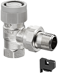 Oventrop Baureihe AQ Thermostatventil 1183068 DN 25, Eck, stufenlose Voreinstellung