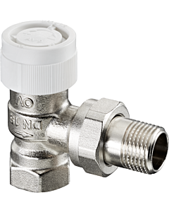 Oventrop series AV 9 thermostatic valve 1183708 DN 25, 2000 , 3 kvs, corner, nickel-plated brass
