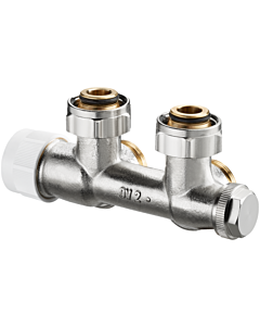 Oventrop Raccord de raccordement Multiblock T 1184014 3/4 &quot;ÜMx3 / 4&quot; AG, d&#39;angle, raccord à deux tuyaux