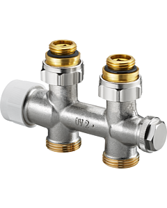 Oventrop Multiblock T Anschlussarmatur 1184083 1/2" AGx3/4" AG, Durchgang, Zweirohrarmatur