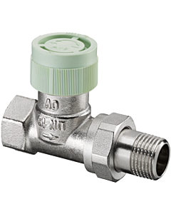 Oventrop Baureihe RFV 9 Durchgangsventil 1185104 DN 15, kurze Bauform, mit stufenloser Voreinstellung