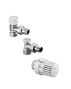 Oventrop thermostatiques Oventrop Uni LH 1683703 DN 10, forme d&#39;angle, avec thermostat