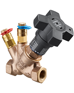 Oventrop Hydrocontrol balancing valve 1688710 DN 32, PN 25, both sides internal thread, gunmetal