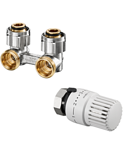 Oventrop Multiflex F Anschluss-Set 1715814 für G 3/4 AG, Eckform