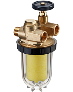Oventrop Zweistrang Heizölfilter Oilpur  2120561 mit Siku-Einsatz 50-75My, 3/8"