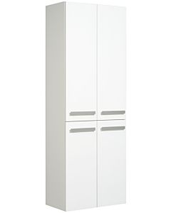 Pelipal Series 4005 Tall Cabinet 992.116.025 4-door, 60x168x33 cm, Polar White High Gloss/ Weiß Hochglanz Select , chrome handle