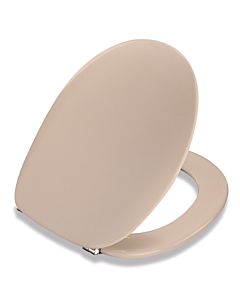 Pressalit 2000 WC-Sitz 124013UN3999 Univertikalscharnier, edelstahl, beige,mit Deckel