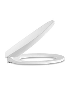 Pressalit Calmo WC seat 556000-D72999 white, universal hinge D72, stainless steel, with cover, Calmo WC , lift-off