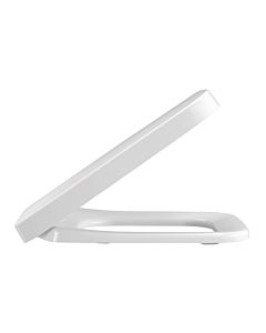 Pressalit WC 824000-DB6999 fixed hinge DB6, stainless steel, standard, white, with cover