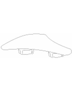 Pressalit seat ring / cover buffer A4051 delta buffer, for WC seat ConCordia