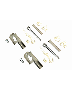 Purmo quick-mount set AZ05BW000SSTD23 up to BL 1600 mm, 2 pieces, with anti-lift device