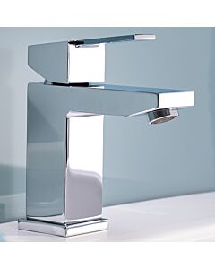 Grohe Sail Cube Waschtischarmatur 23435000 chrom, S-Size, mit Ablaufgarnitur
