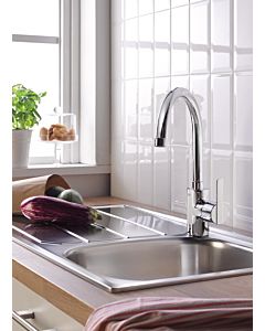 Grohe Feel mitigeur de cuisine chromé , bec extractible