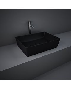 RAK Feeling Aufsatz-Waschbecken FEECT5000504A eckig, 50x36cm, schwarz matt