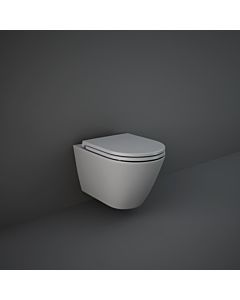 RAK Feeling WC Set mit WC-Sitz spülrandlos, grau matt