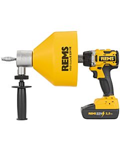 REMS Mini -Cobra S 22V VE 170027R220 mobile, handy cordless pipe cleaning device