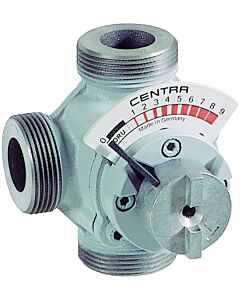 Mitigeur universel trois voies Honeywell DRU25-4.0 PN 10, en fonte grise, DN 25, Kvs 4