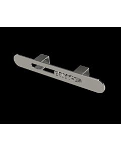 Couvercle de trop-plein Riho standard 560306001 en acier inoxydable brossé