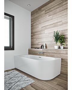 Riho Desire Corner baignoire d&#39;angle B087001005 blanc , 184x84cm, coin droit