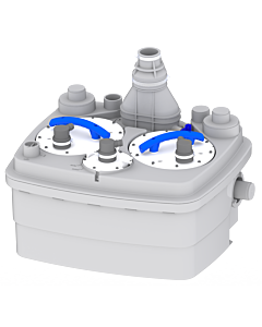 SFA SaniCubic 2 station de relevage double 0029SMART blanc , avec terminal Smart