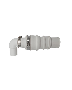 Coude de vidange SFA avec clapet anti-retour PCLB pour Sanidouche