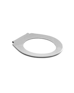 Eisenberg 4002 WC seat 56.439.01..0000 white, stainless steel hinges, continuous hinge shaft, without cover