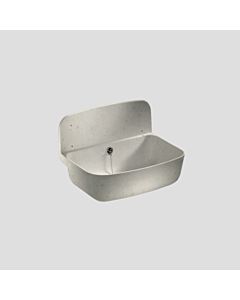 Sanit Wandausgussbecken 60001B60099   granit, mit Spritzschutzrückwand, mit Überlauf