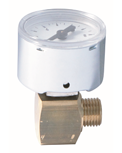 Syr Manometer 001008500 G 1/4", 0 - 10 bar, chrom