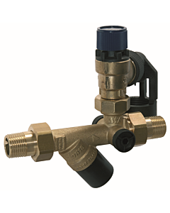 Syr - Sasserath Sicherheitsgruppe 0024.15.009 DN 15, 6 bar, R 3/4, jaune brut