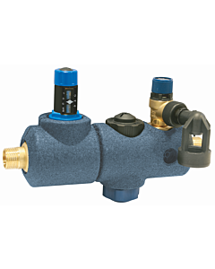 Syr - Sasserath Sicherheitsgruppe 0025.20.052 DN 20, 10 bar, filetage G 3/4, jaune brut