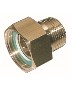 Syr - Sasserath screw connection 0812.50.900 G 2, raw yellow