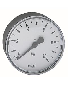 Syr - Sasserath Manometer 2315.00.921 G 1/4, 0-10 bar, mit waagerechtem Anschluss