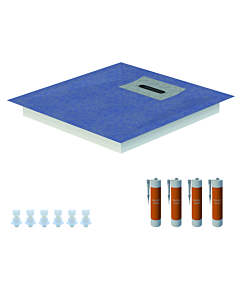 Schedel Line Flow shower element LI1KF901010 100 x 100 cm, slope on four sides