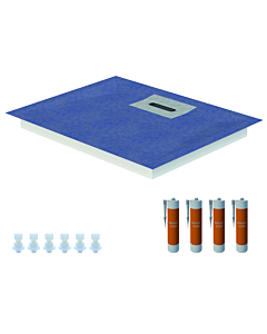 Schedel Line Flow shower element LI1KF901210 120 x 100cm, slope on four sides