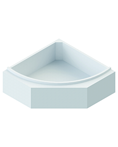 Schedel Ideal Standard Hotline support de bain SW16107A 150x150cm, étagère 8cm, hauteur 57cm