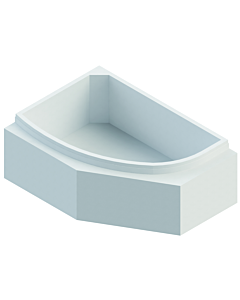 Schedel Keramag Renova Nr.1 corner bath support SW13042A 150x100cm, right, with shelf, height 57cm