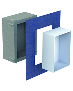 Schedel Multistar vision Nischeneinsatz BOX3020 300 x 200 x 120 mm, rahmenlos, bianco weiß