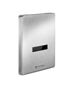 Schell Edition e Fertigmontageset 028092899 Urinalsteuerung, Infrarot, Netzbetrieb 230 V, vandalensicher, Edelstahl