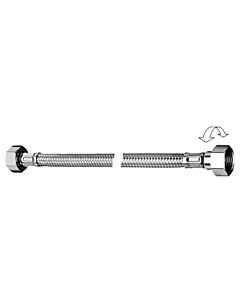 Schell Clean-Flex S Flexibler Schlauch 103210699 500 mm, 2x Überwurfmutter G 1/2 IG, verchromt, drehbar